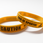 PULSERA CAUTION THIS IS SPARTA   Silicona flexible de Alta Calidad